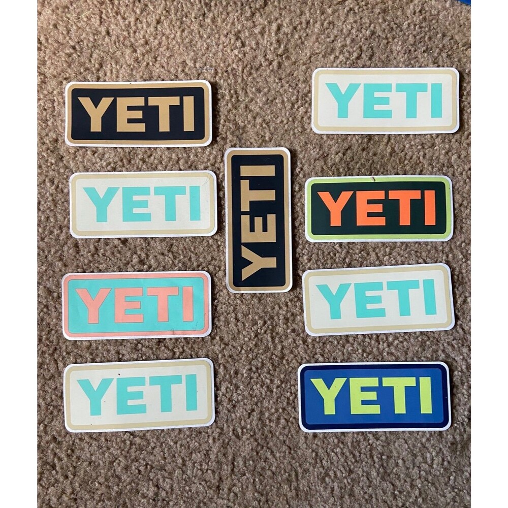 YETI Stickers qty 9